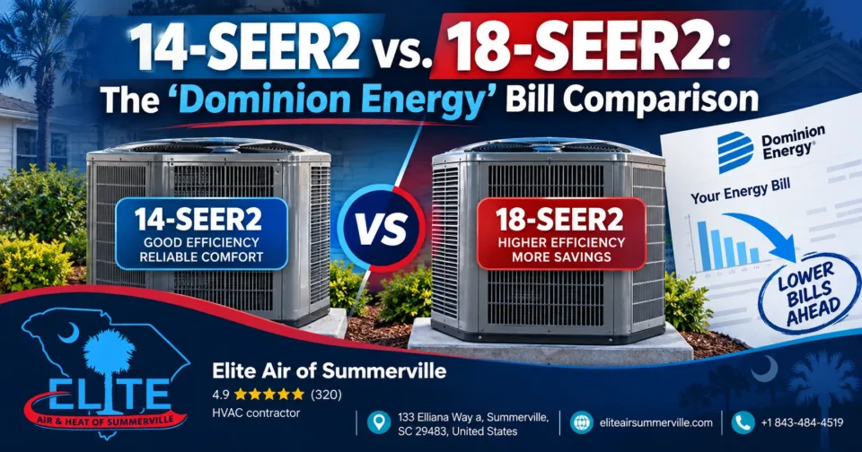14-SEER2 vs. 18-SEER2: The “Dominion Energy” Bill Comparison