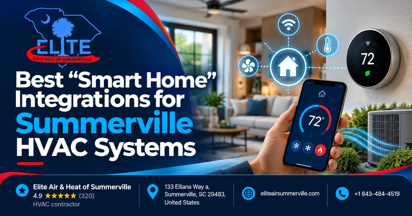 Best “Smart Home” Integrations for Summerville HVAC Systems