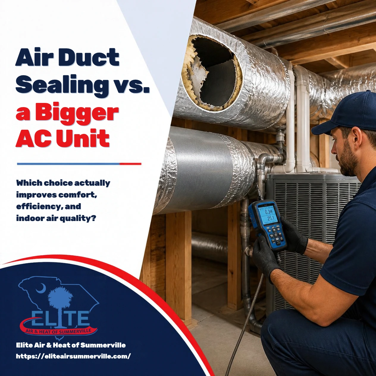 The Cost of Air Duct Sealing: Is It Better Than Buying a Bigger AC Unit?