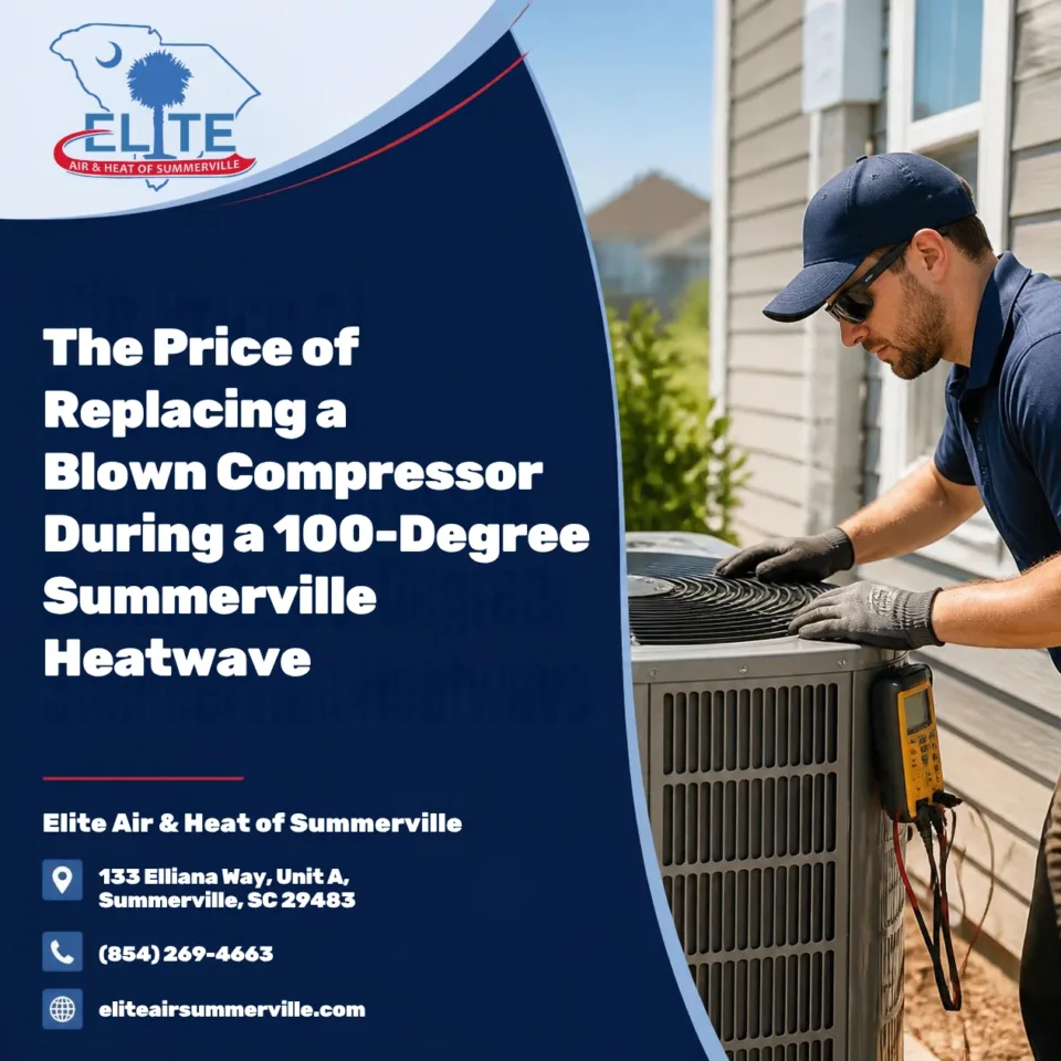 The Price of Replacing a Blown Compressor During a 100-Degree Summerville Heatwave