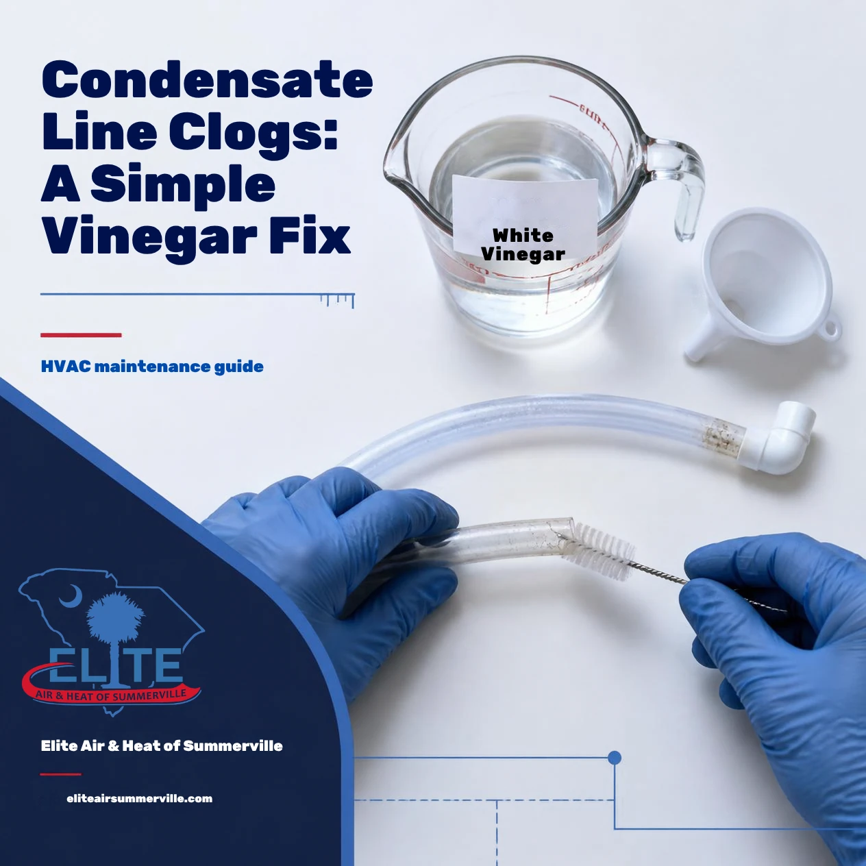 Why Your Condensate Line Keeps Clogging And How to Clear It With Vinegar
