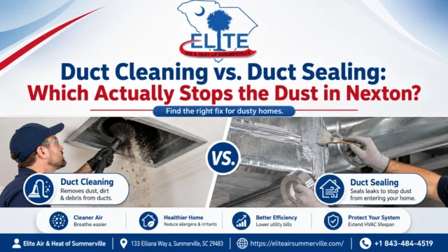 Duct Cleaning vs Sealing: What Stops Dust in Nexton?