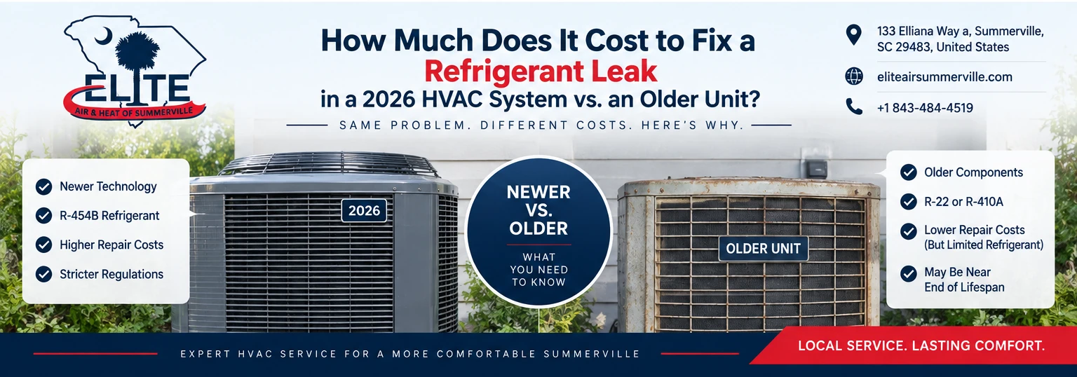 How Much Does It Cost to Fix a Refrigerant Leak in a 2026 HVAC System vs. an Older Unit?