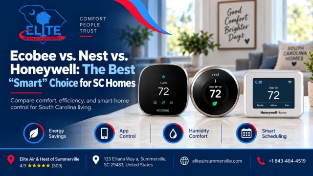 Ecobee vs. Nest vs. Honeywell: The Best “Smart” Choice for SC Homes