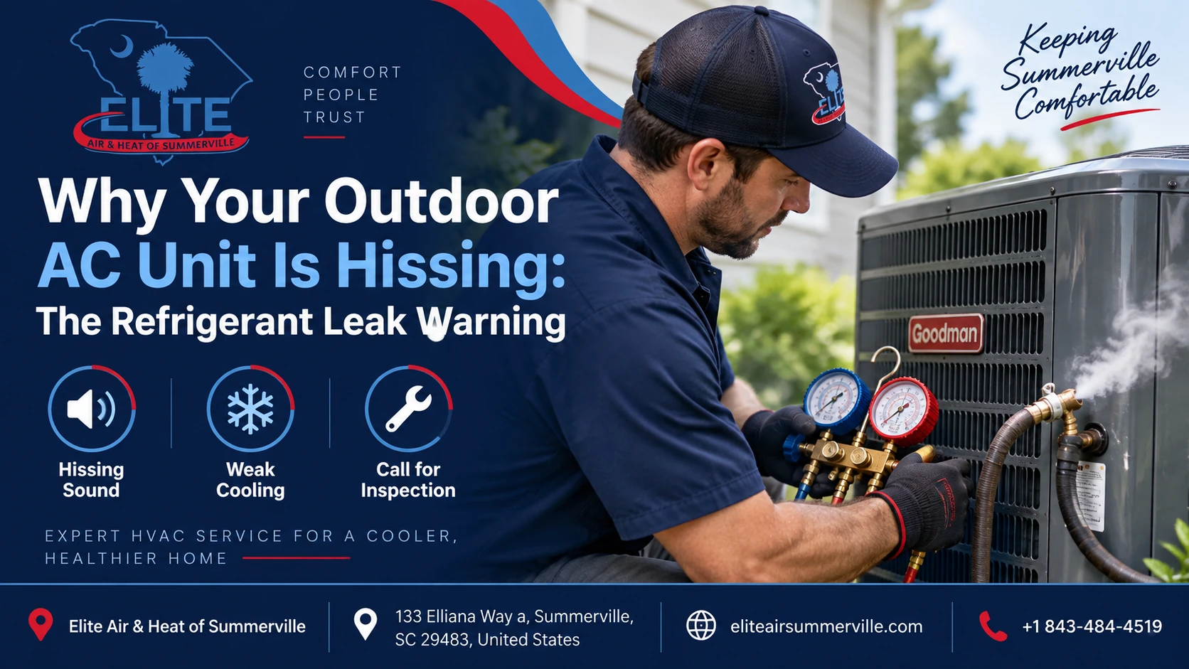 Why Your Outdoor AC Unit Is Hissing: The Refrigerant Leak Warning