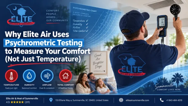 Why Elite Air Uses Psychrometric Testing to Measure Your Comfort (Not Just Temperature)